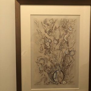 Ofra Friedland artwork with frame